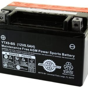 Universal Parts 12V 8.5AH Battery YTX9-BS - Maintenance Free Dry