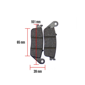 Brake Pads (101 x 39 x 9.8); Kymco, Honda