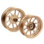 NCY Ruckus Wheel Set (Stay Gold, Hustler, 10"); Honda Ruckus - Image 1