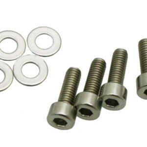 Universal Parts M4-0.70 x 12 Bolts with Washers - Set of 4